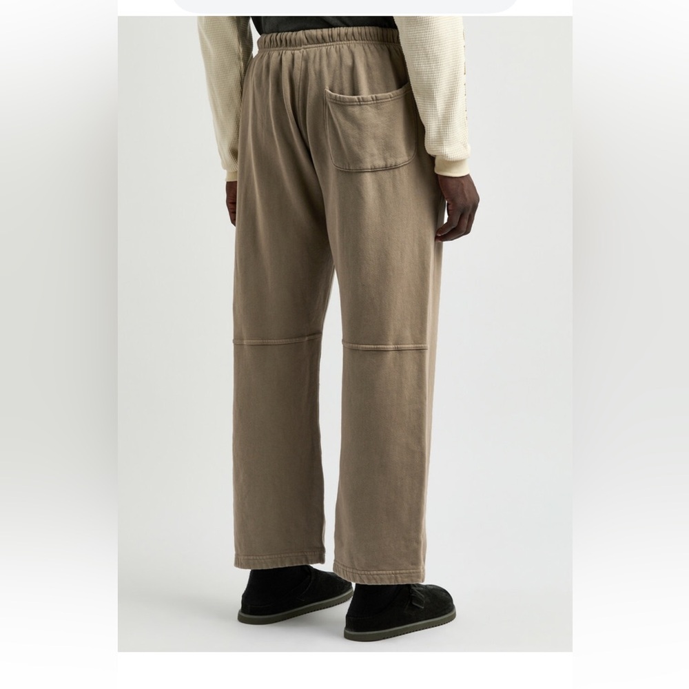 Cherry LA Parachute Wide-leg‎ Cotton Sweatpants Tan - Picture 2 of 7